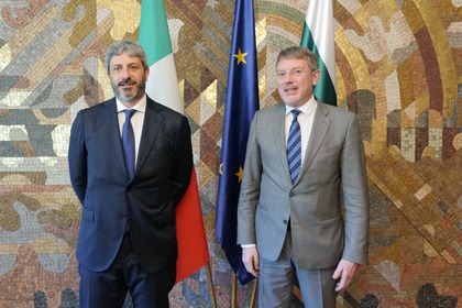 Deputy Minister Georgiev met with the President of the Chamber of Deputies of the Italian Parliament Roberto Fico